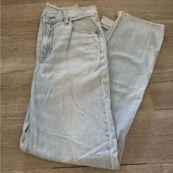 American Eagle High Rise Baggy Straight Crossover Jeans - Picture 4 of 6
